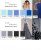 Креп стрейч Амузен 14-4122, 85 гр/м2, шир.150см, цвет голубой - купить в Армавире. Цена 148.37 руб.