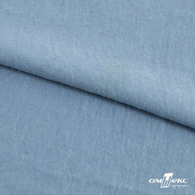 Ткань плательная Муар, 100% полиэстер,165 (+/-5) гр/м2, шир. 150 см, цв. Серо-голубой - купить в Армавире. Цена 215.65 руб.