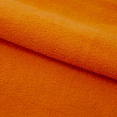 Флис DTY 16-1358, 250 г/м2, шир. 150 см, цвет оранжевый - купить в Армавире. Цена 640.46 руб.