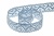 Тесьма кружевная 0621-1346А, шир. 13 мм/уп. 20+/-1 м, цвет 132-голубой - купить в Армавире. Цена: 569.26 руб.