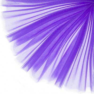Фатин блестящий 16-85, 12 гр/м2, шир.300см, цвет фиолетовый - купить в Армавире. Цена 109.72 руб.