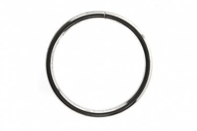 Кольцо металлическое №40 мм, цв.-никель - купить в Армавире. Цена: 4.45 руб.