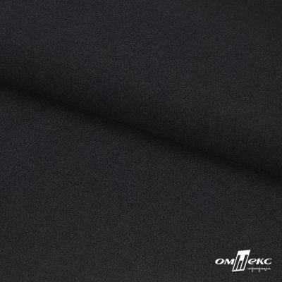 Трикотажное полотно "Монне" 100% полиэстр, 152см, 350 г/м2, чёрный, м - купить в Армавире. Цена 385 руб.