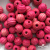 0309-Бусины деревянные "ОмТекс", 16 мм, упак.50+/-3шт, цв.023-розовый - купить в Армавире. Цена: 62.22 руб.