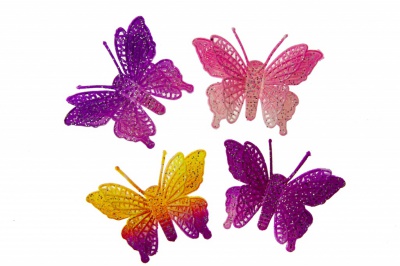 Бабочка декоративная пластиковая #12 - купить в Армавире. Цена: 7.09 руб.