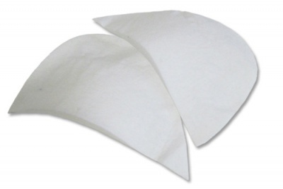 Плечевые накладки И-8 НЦ, составные, цвет белый - купить в Армавире. Цена: 46.80 руб.