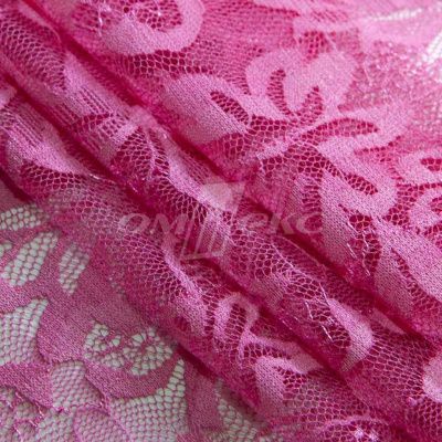 Кружевное полотно стрейч XD-WINE, 100 гр/м2, шир.150см, цвет розовый - купить в Армавире. Цена 1 851.10 руб.