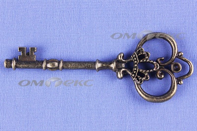 Декоративный элемент для творчества из металла "Ключ"8,5 см  - купить в Армавире. Цена: 26.66 руб.