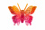 Бабочка декоративная пластиковая #10 - купить в Армавире. Цена: 7.09 руб.