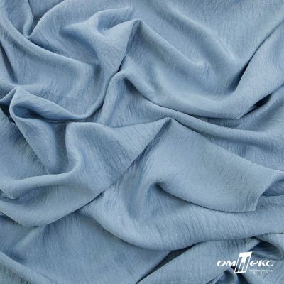 Ткань плательная Муар, 100% полиэстер,165 (+/-5) гр/м2, шир. 150 см, цв. Серо-голубой - купить в Армавире. Цена 215.65 руб.
