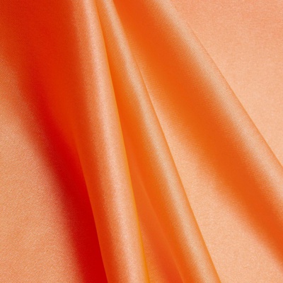 Поли креп-сатин 16-1543, 120 гр/м2, шир.150см, цвет персик - купить в Армавире. Цена 155.57 руб.