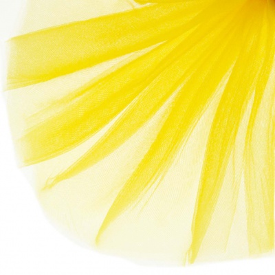 Фатин блестящий 16-70, 12 гр/м2, шир.300см, цвет жёлтый - купить в Армавире. Цена 109.72 руб.