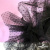 Евро-фатин горох, 100% полиэфир, 15 г/м2, 150 см. 16-167/черный - купить в Армавире. Цена 241.13 руб.