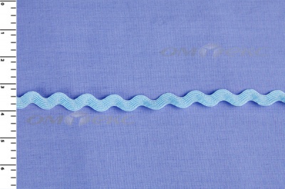 Тесьма плетеная "Вьюнчик"/голубой - купить в Армавире. Цена: 37.29 руб.