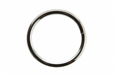 Кольцо металлическое d-3 х 32 мм, цв.-никель - купить в Армавире. Цена: 3.92 руб.