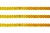 Пайетки "ОмТекс" на нитях, CREAM, 6 мм С / упак.73+/-1м, цв. 92 - золото - купить в Армавире. Цена: 484.77 руб.