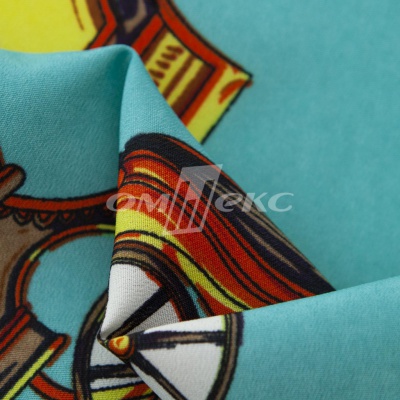 Плательная ткань "Фламенко" 16.2, 80 гр/м2, шир.150 см, принт этнический - купить в Армавире. Цена 241.49 руб.