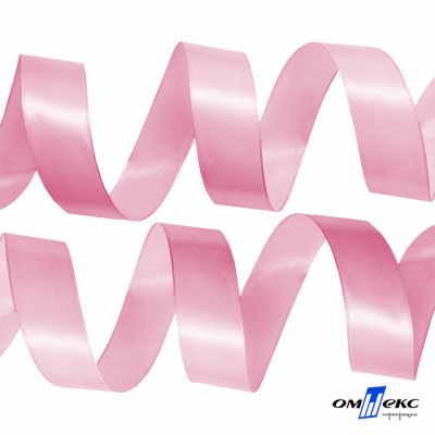 050-нежно-розовый Лента атласная упаковочная (В) 85+/-5гр/м2, шир.25 мм (1/2), 25+/-1 м - купить в Армавире. Цена: 53.96 руб.