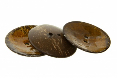Деревянные украшения для рукоделия пуговицы "Кокос" #4 - купить в Армавире. Цена: 66.23 руб.