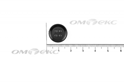 51400/15 мм (4 пр) черные пуговицы - купить в Армавире. Цена: 0.67 руб.
