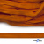 Шнур плетеный (плоский) d-12 мм, (уп.90+/-1м), 100% полиэстер, цв.267 - оранжевый - купить в Армавире. Цена: 8.62 руб.