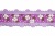 Тесьма декоративная 0385-6169, шир. 25 мм/уп. 22,8+/-1 м, цвет 01-фиолетовый - купить в Армавире. Цена: 387.43 руб.