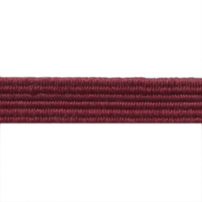 Резиновые нити с текстильным покрытием, шир. 6 мм ( упак.30 м/уп), цв.- 88-бордо - купить в Армавире. Цена: 155.22 руб.