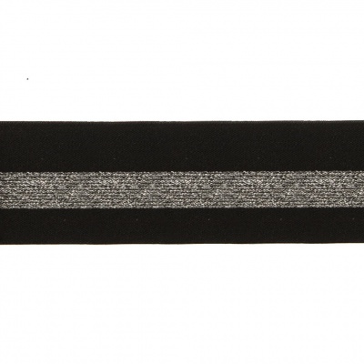 #2/6-Лента эластичная вязаная с рисунком шир.52 мм (45,7+/-0,5 м/бобина) - купить в Армавире. Цена: 69.33 руб.