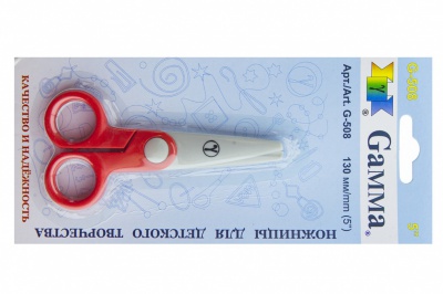 Ножницы G-508 детские 130 мм - купить в Армавире. Цена: 118.32 руб.