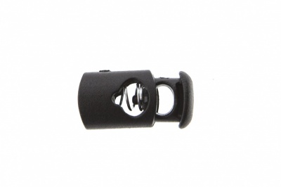 8021 Фиксатор пластиковый "Цилиндр", 20х10 мм, цвет чёрный - купить в Армавире. Цена: 1.29 руб.