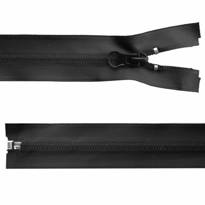 Молния водонепроницаемая PVC Т-7, 100 см, разъемная, цвет чёрный - купить в Армавире. Цена: 61.89 руб.