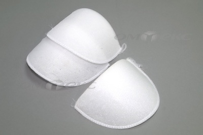Плечевые накладки ОВ-10, обшитые, цвет белый - купить в Армавире. Цена: 16.83 руб.