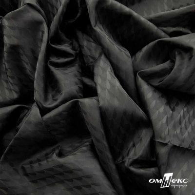Ткань подкладочная Жаккард PV2416932, 93г/м2, 145 см,черный - купить в Армавире. Цена 241.46 руб.