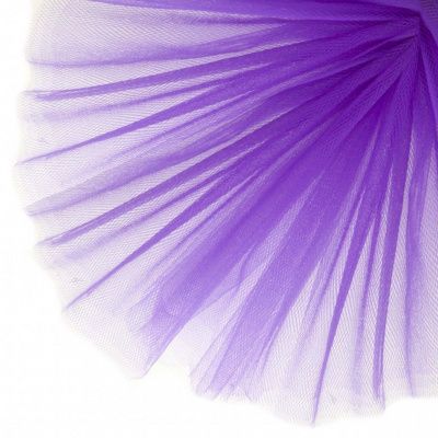 Фатин матовый 16-85, 12 гр/м2, шир.300см, цвет фиолетовый - купить в Армавире. Цена 96.31 руб.