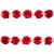 Тесьма плетеная "Рюш", упак. 9,14 м, цвет красный - купить в Армавире. Цена: 46.82 руб.
