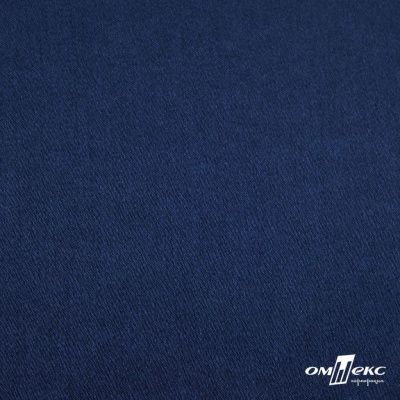 Поли креп-сатин 19-3921, 125 (+/-5) гр/м2, шир.150см, цвет т.синий - купить в Армавире. Цена 155.57 руб.