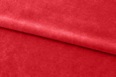 Бархат стрейч, 240 гр/м2, шир.160см, (2,4 м/кг), цвет 14/красный - купить в Армавире. Цена 886.02 руб.