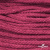 Шнур плетеный d-6 мм, 70% хлопок 30% полиэстер, уп.90+/-1 м, цв.1068-фуксия - купить в Армавире. Цена: 588 руб.