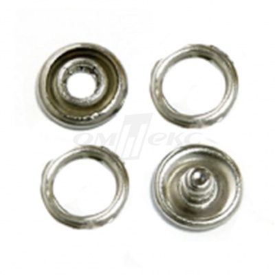 Кнопки рубашечные 10,5 мм никель New Star (кольцо) - купить в Армавире. Цена: 5.80 руб.