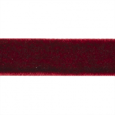 Лента бархатная нейлон, шир.12 мм, (упак. 45,7м), цв.240-бордо - купить в Армавире. Цена: 396 руб.