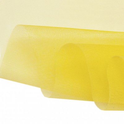Фатин жесткий 16-68, 22 гр/м2, шир.180см, цвет жёлтый - купить в Армавире. Цена 89.29 руб.