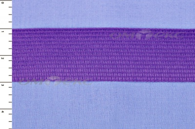 Окантовочная тесьма №0225, шир. 22 мм (в упак. 100 м), цвет фиолет - купить в Армавире. Цена: 271.60 руб.