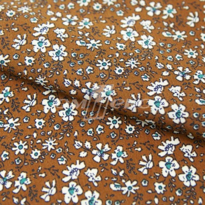 Плательная ткань "Фламенко" 11.1, 80 гр/м2, шир.150 см, принт растительный - купить в Армавире. Цена 239.03 руб.