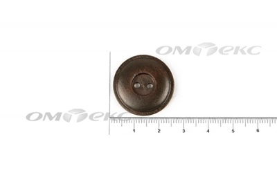 Пуговица деревянная круглая №54 (25мм) - купить в Армавире. Цена: 4.12 руб.