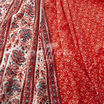 Плательная ткань "Фламенко" 24.1, 80 гр/м2, шир.150 см, принт этнический - купить в Армавире. Цена 243.96 руб.