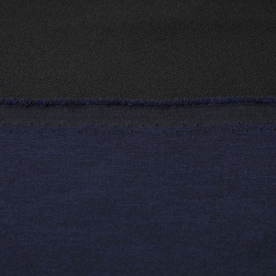 Ткань костюмная 26150 2009, 214 гр/м2, шир.150см, цвет т.синий - купить в Армавире. Цена 362.24 руб.