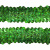 Тесьма с пайетками D4, шир. 30 мм/уп. 25+/-1 м, цвет зелёный - купить в Армавире. Цена: 1 087.39 руб.
