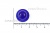Пуговица поварская "Пукля", 10 мм, цвет синий - купить в Армавире. Цена: 5.66 руб.