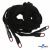 Шнурки #106-01, плоские 130 см, декор.наконечник, цв.чёрный - купить в Армавире. Цена: 43.98 руб.