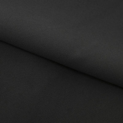 Костюмная ткань "Элис", 200 гр/м2, шир.150см, цвет чёрный - купить в Армавире. Цена 306.20 руб.